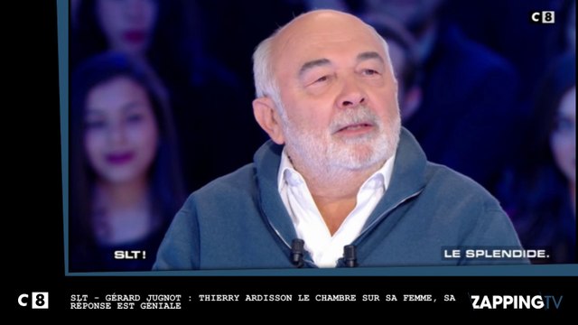 Gérard Jugnot : Thierry Ardisson le chambre sur sa femme, sa réponse est géniale