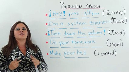 ENGLISH GRAMMAR_ Reported Speech  -  How To Use It