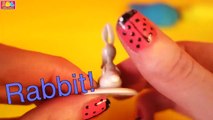Play Doh Ice Cream Cone Surprise Eggs - Spongebob, dsaShopkins, Angry Birds Toy Playdough S