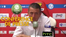 Conférence de presse Stade de Reims - RC Strasbourg Alsace (1-1) : Michel DER ZAKARIAN (REIMS) - Thierry LAUREY (RCSA) - 2016/2017