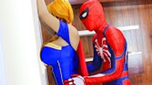 Spiderman Finding Spiderman Sensual Supergirl Anna Pranks! Superheroes Joker Childr