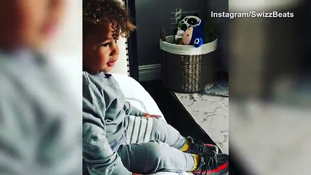Kid's got skills! Swizz Beats _ Alicia Keys' son, 2, beatboxes