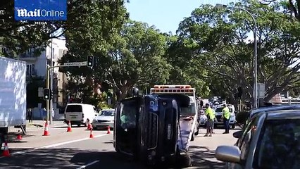 Mother crashes Land Rover with her child inside in Sydney's Rose Bay _