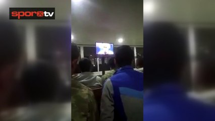 Talisca'nın golüne sevinen Mehmetçikler