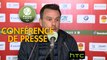 Conférence de presse US Orléans - FBBP 01 (1-0) : Didier OLLE-NICOLLE (USO) - Hervé DELLA MAGGIORE (BBP) - 2016/2017