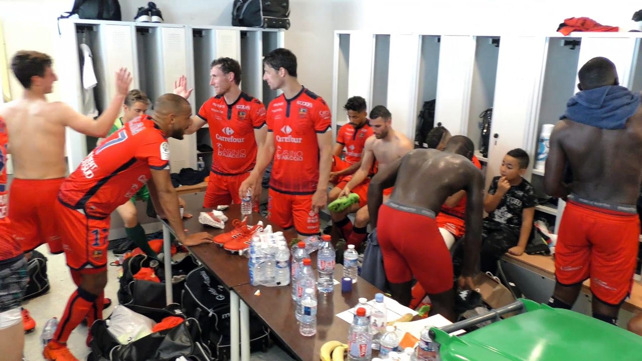 La joie des vainqueurs du Red Star