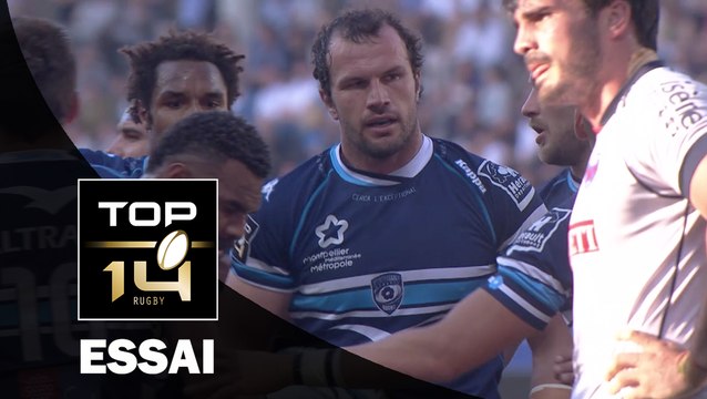 TOP 14 ‐ Essai Bismarck DU PLESSIS (MON) – Montpellier-Grenoble – J23 – Saison 2016/2017
