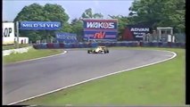 Formula Nippon Fuji Rd 3 1996 Tamanaka crash into Nakano (Funny japanese commentary)