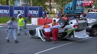 WTCC Pau 2007 Qualifying Massive crash Farfus