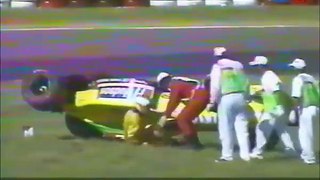 Formula 1 Argentina 1996 Badoer flip French commentary TF1