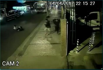 IMAGENS MOSTRAM MOMENTO QUE POLICIAL DA LEI SECA É ASSASSINADO NO RJ