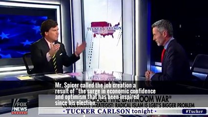 Mr. Spicer called the job creation a result of “the surge in economic confidence and optimism that has been inspired since his election.”