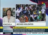 Venezuela: marcha de la derecha agrede a periodistas y policía