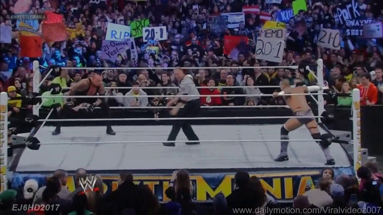 Wrestlemania 29 CM Punk vs. Undertaker Highlights HD