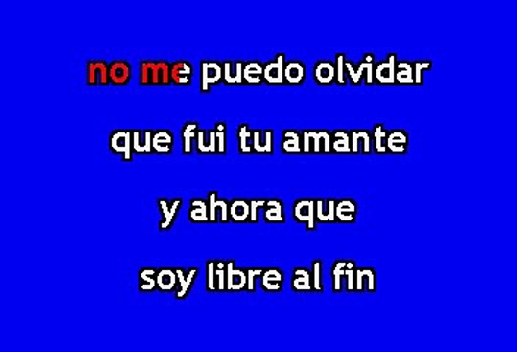 Manuela Torres - Ahora que soy libre (Karaoke)