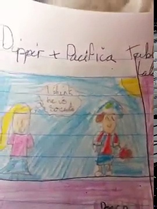 Gravy falls dipper and Pacifica comic