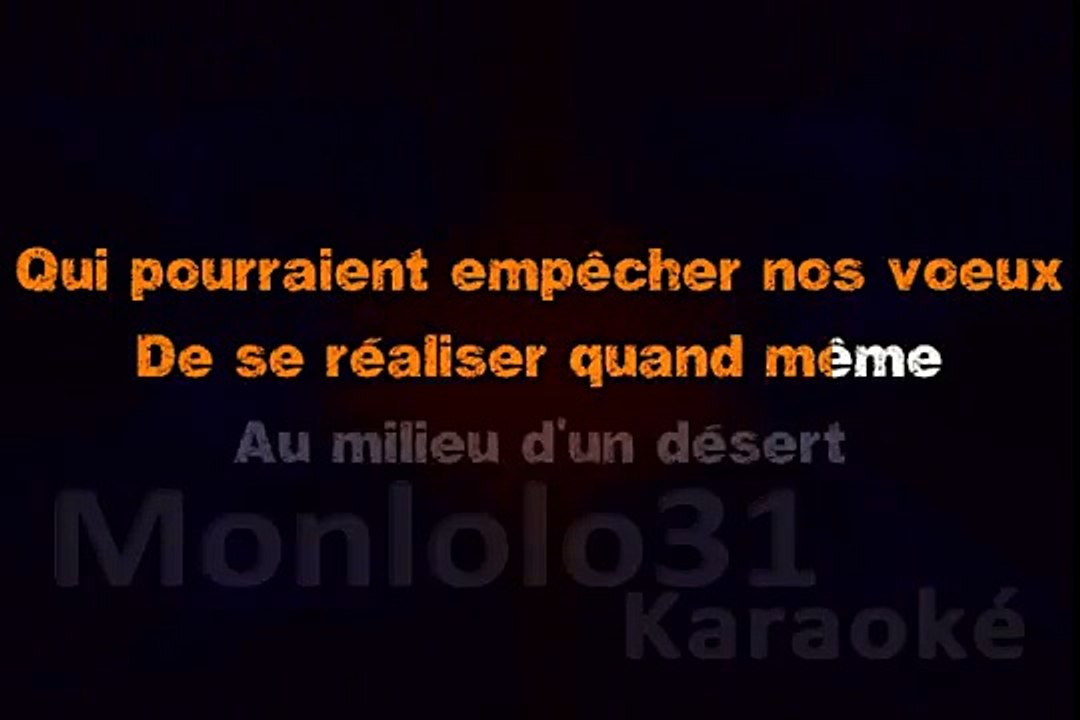 Roch Voisine - Apothéose KARAOKE / INSTRUMENTAL