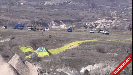 Kapadokya'da balon kazası