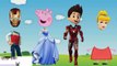 Wrong Heads Peppa Pig Paw Patrol Superheroes Disney Princess Finger Family Nursery Rhymes
