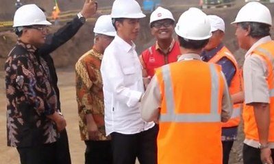 Presiden Jokowi Cek Progres Tol Bawen-Salatiga