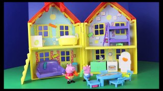 Peppa Pig Play Doh Candy Peek 'n Surprise Playhouse Play Dough Food Hide and Seek Peppa George HD