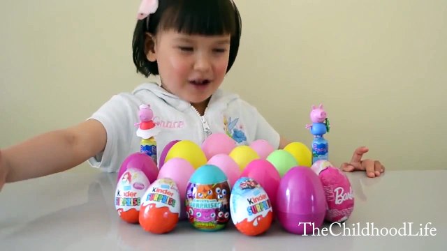 Peppa Pig Barbie Disney Princess Hello Kitty Hot Wheel Kinder Surprise Eggs Surprise Toys