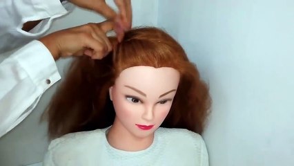 2 Minute Side twist ponytail & Bun  Easy Hairstyles