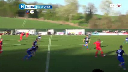 Frappe enroulée pied gauche