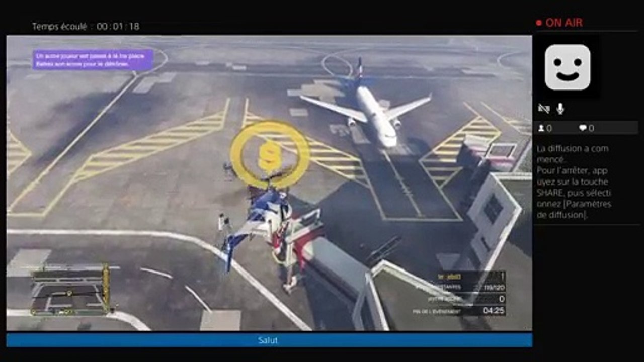 Diffusion PS4 en direct de Butrint-Aigle