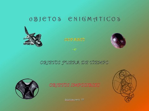 Enigmas Notables 39 Objetos enigmaticos 7D7