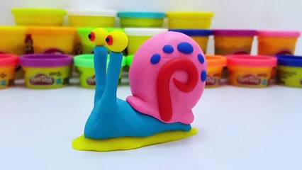 Play Doh With Me _ How To Make GARY The Sasdasdail from Spongebob Squarepants _ Play