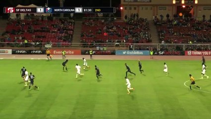 SF Deltas with a stunning goal vs North Carolina FC
