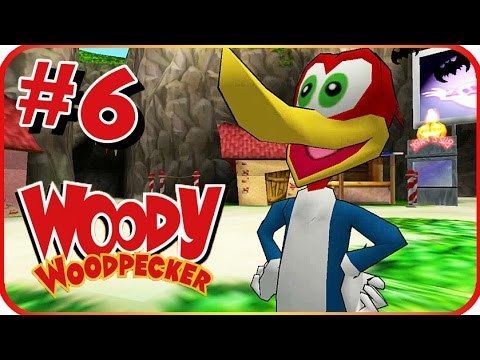 Woody Woodpecker: Escape from Buzz Buzzard Park Walkthrough Part 6 (PS2, PC) Level 6 - House Part A