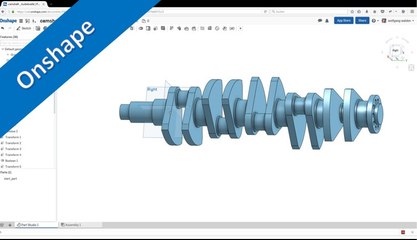 11.2 Kurbelwelle -  Crankshaft - Onhape Training - Variables - Method