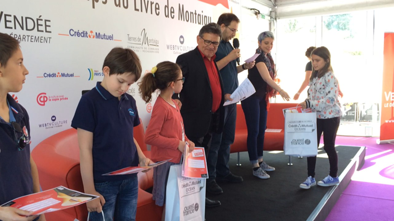 Les enfants primés par le jury du Prix Ouest jeunesse