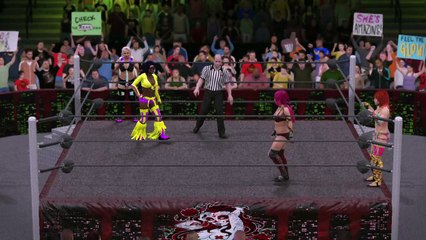 WWE 2K17 sasha banks v