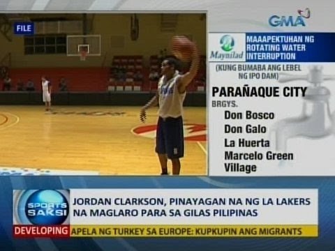 Saksi: Jordan Clarkson, pinayagan na ng LA Lakers na maglaro para sa Gilas Pilipinas