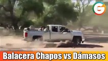 Chapos y Dámasos se enfrentan a balazos en Culiacán