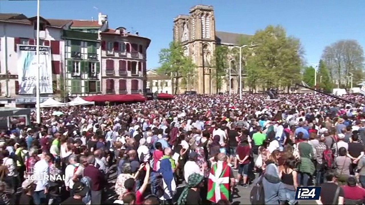 Désarmement de l'ETA : un rassemblement pour la paix a été organisé à Bayonne