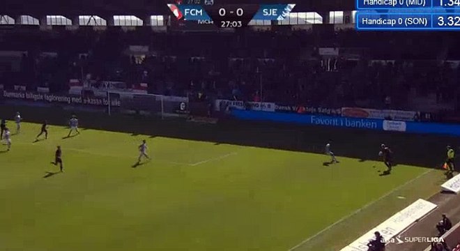 Paul Onuachu Goal HD - FC Midtjylland 1-0 SønderjyskE 09.04.2017