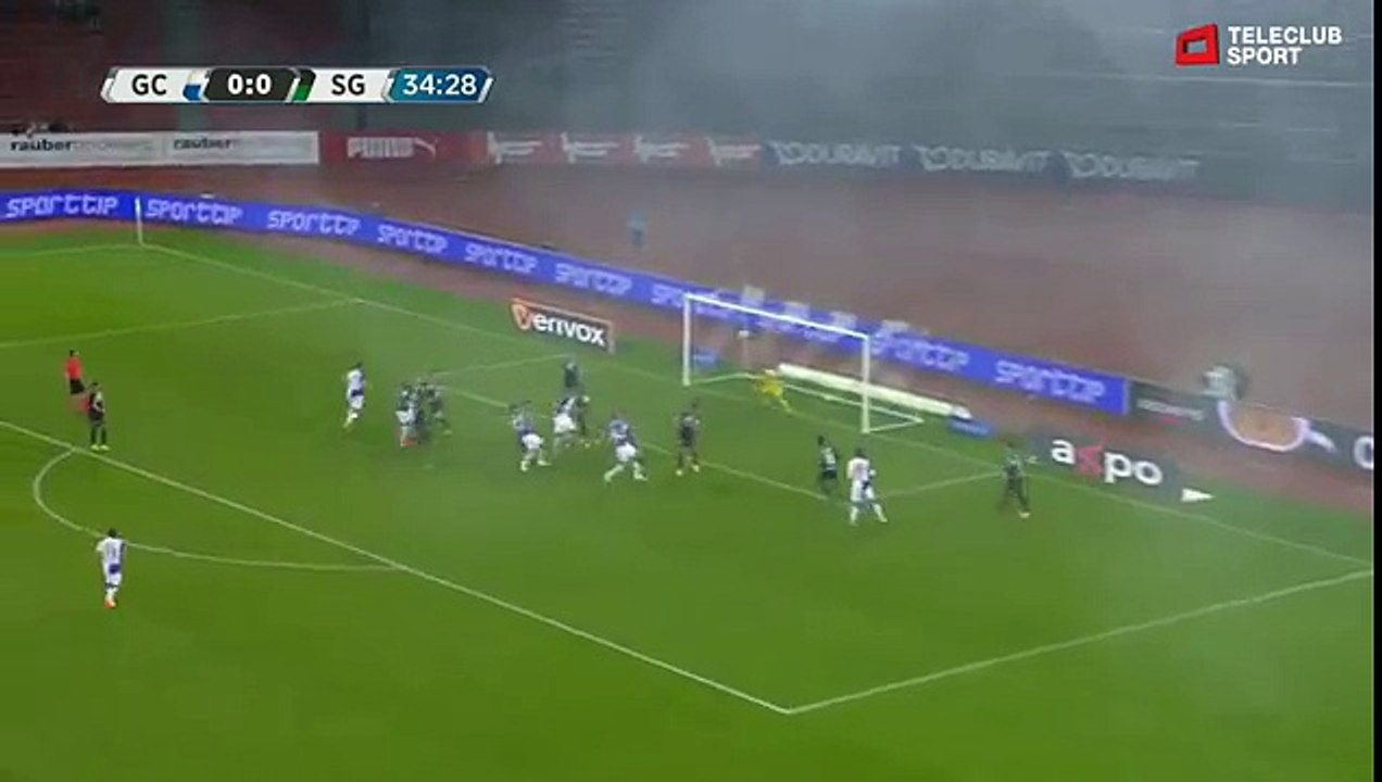 Grasshoppers 1:0 Sankt Gallen (Swiss Super League 8.April 2017)