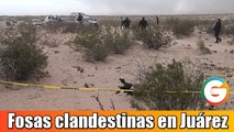 Fosas clandestinas en Ciudad Juárez