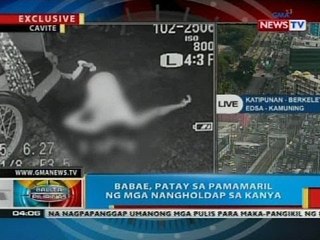 Babae sa Silang, Cavite, patay sa pamamaril ng mga nangholdap sa kanya