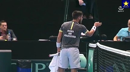 Džumhur bijesan: Šta hoćete više... [BiH-Holandija 1:2] (9.4.2017)