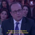François Hollande préfèrerait voir un homme lui succéder
