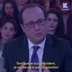 François Hollande préfèrerait voir un homme lui succéder