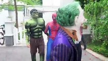 Spiderman Explore Haunted House! Superheroes Fun Hulk Joker Venom Horror Action Movies