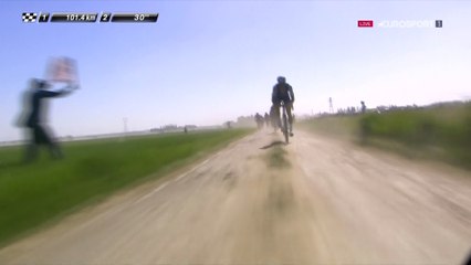 Paris-Roubaix 2017 - Attaque de Boonen !