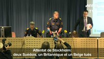 Attentat à Stockholm: 2 Suédois, un Britannique et un Belge tués
