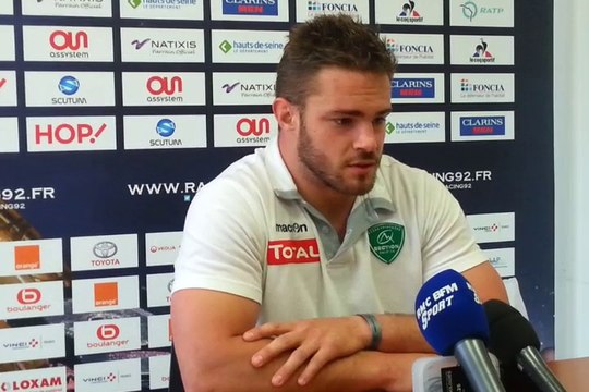 Quentin Lespiaucq après Racing 92 - Section Paloise : Ce point nous laisse dans la course aux phases finales